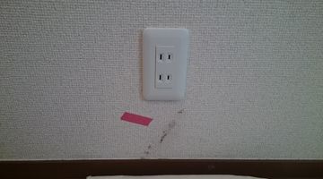 コンセント回り　クロスメイク　施工前　茅ケ崎市　T邸