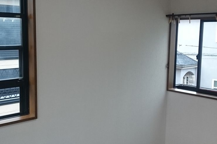 洋間　天・壁　クロスメイク　施工後　平塚市　N邸